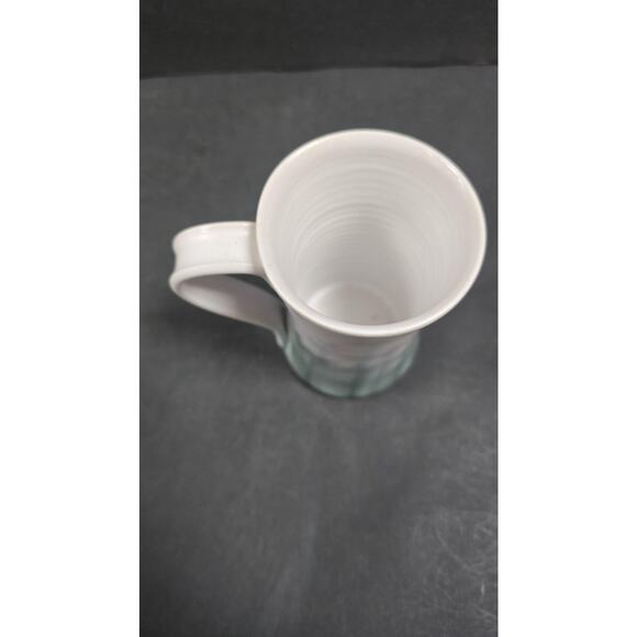 Handmade Studio Pottery Mug Signed Artisan Ceramic Coffee Cup Pastel Glaze - Picture 5 of 8